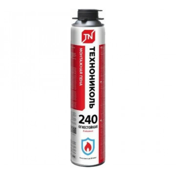 Пена монтажная PROFESSIONAL 240 ПРОФИ ОГНЕСТОЙКАЯ 810г ТЕХНОНИКОЛЬ