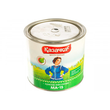 Краска МА-15 черная 1,9кг Казачка