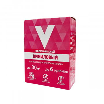Клей для обоев виниловый 200г "V"