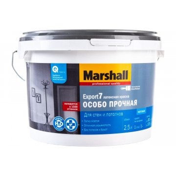 Краска Marshall Export 7 мат BW 2,5л