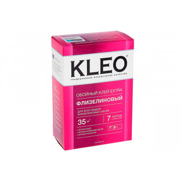 Клей обойный для флизелиновых обоев сыпучий KLEO EXTRA 35