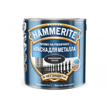 Краска молотковая черная 2,5л ХАММЕРАЙТ