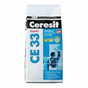 Затирка CERESIT Super CE 33 № 82 голубой 2кг