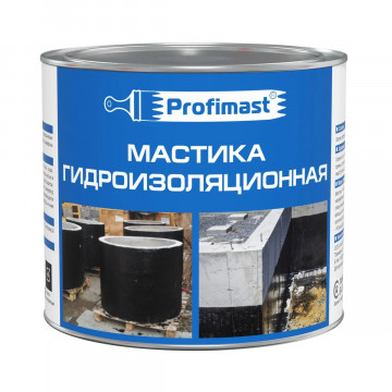 Мастика битумная гидроизоляционная 1,8кг PROFIMAST