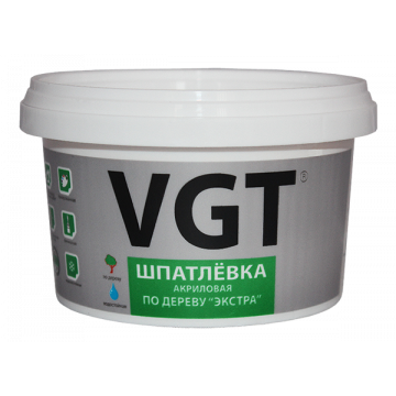 Шпаклевка по дереву экстра белая 1кг ВГТ