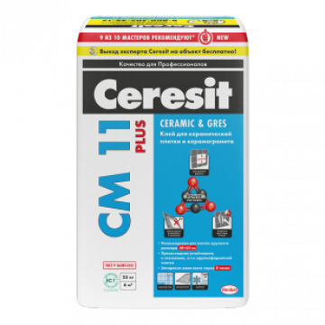 Клей плиточный для внут. и наруж. работ CM 11 25кг CERESIT