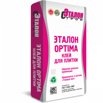 Клей плиточный Эталон Optima 25кг