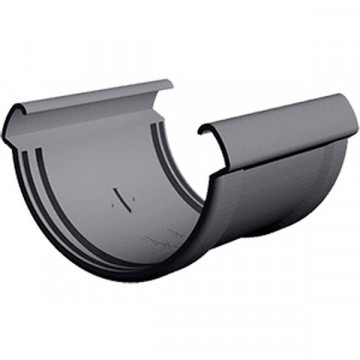 Соединитель желобов Docke Premium 120/85 Графит