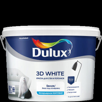 Краска DULUX матовая О/Б 10л 3D