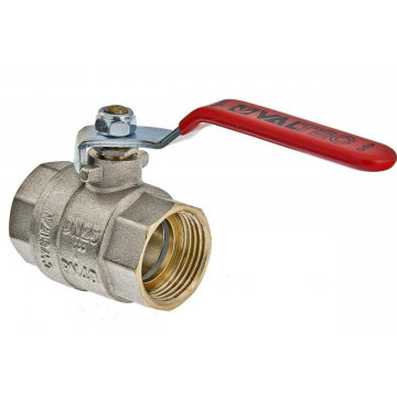 Кран шаровый латунный PREMIUM для воды 3/4" ВН-ВН ручка-рычаг