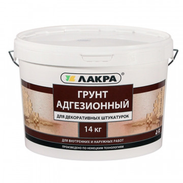 Грунт адгезионный 14кг ЛАКРА