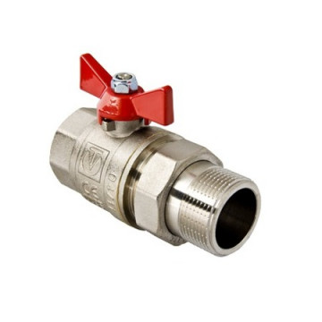 Кран шаровый с полусгоном 1 1/4" ВН/НР BASE