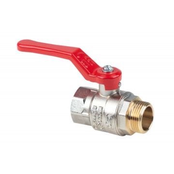 Кран шаровый латунный PREMIUM для воды 3/4" ВН-НР ручка-рычаг