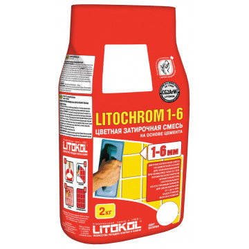 Затирка LITOCHROM 1-6 С 630 красный чили 2кг