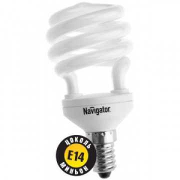 Лампа люминесцентная компакт. SH10 15Вт E14 Navigator