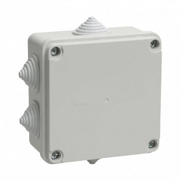 Коробка расп. 100х100х50мм IP55 (6 вводов)