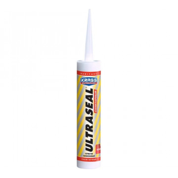Герметик санитарный силиконовый белый 260мл KRASS ULTRASEAL